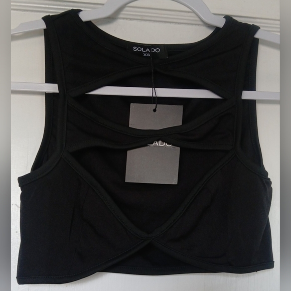 Solado Stylish XS Crop Top NWT - Picture 3 of 4